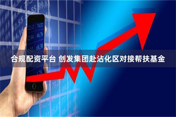 合规配资平台 创发集团赴沾化区对接帮扶基金