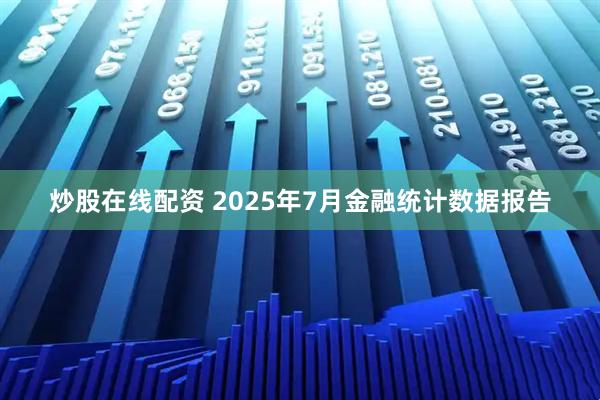 炒股在线配资 2025年7月金融统计数据报告